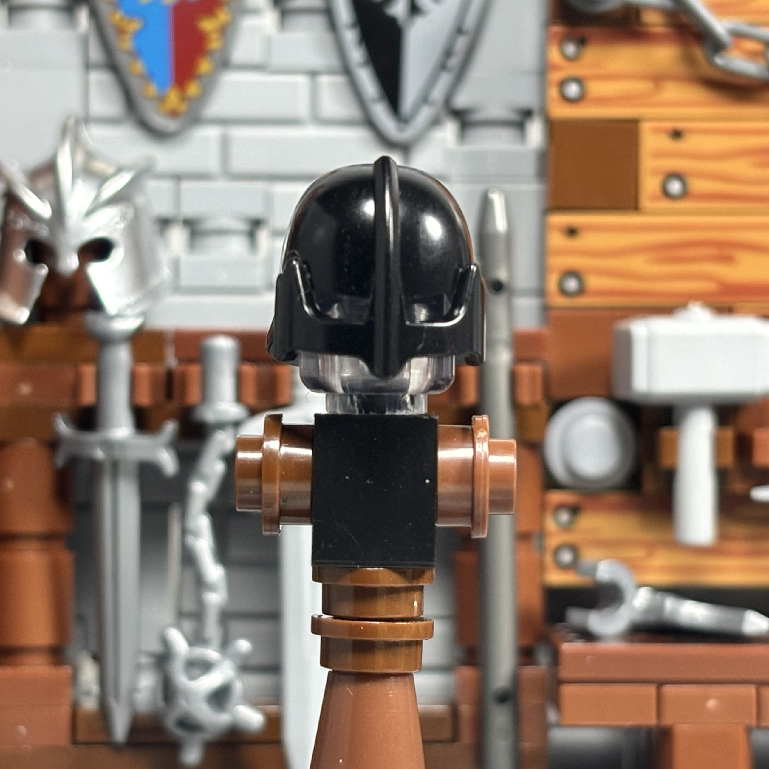 Sharp Open Faced Sallet Inspired Helm