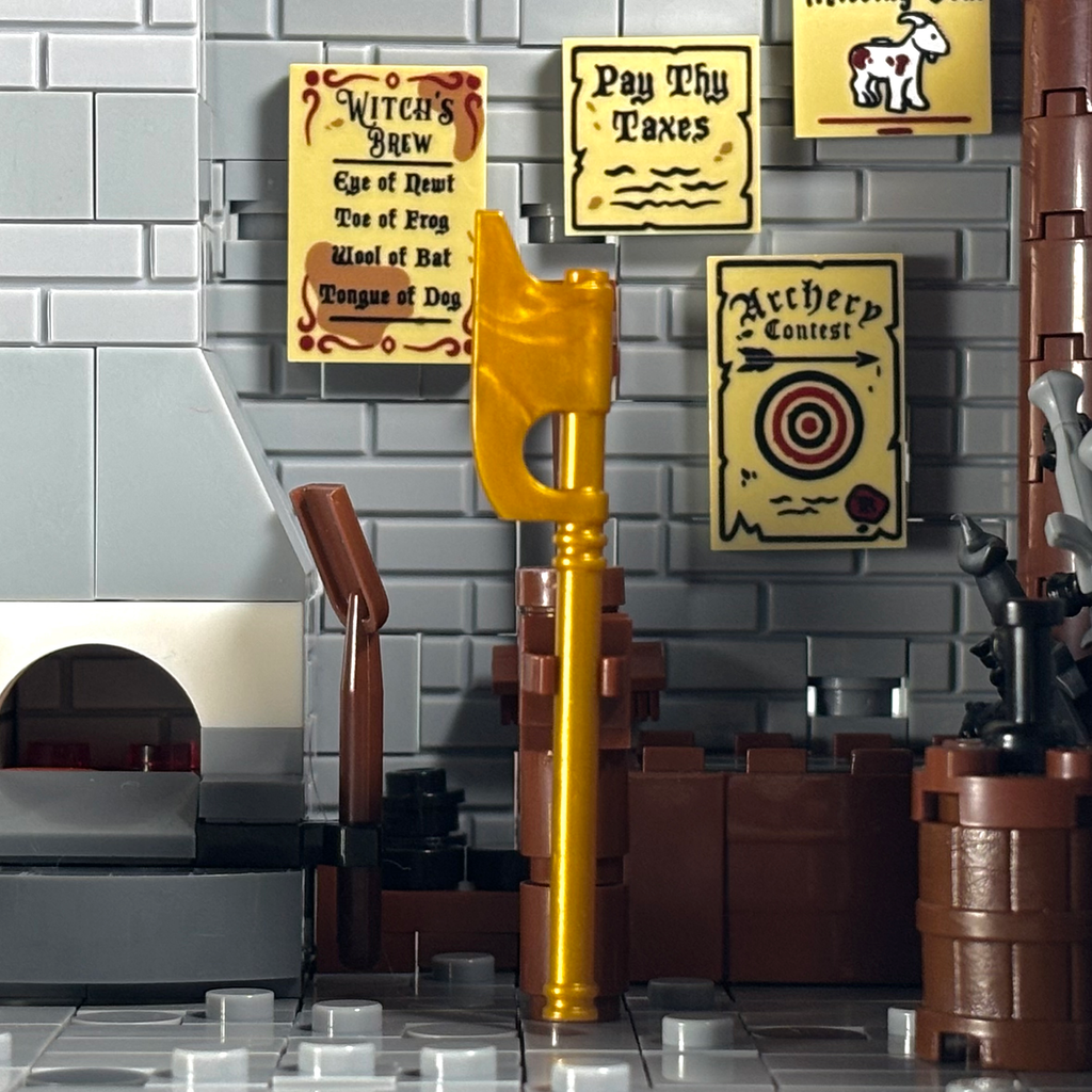Golden War Axe