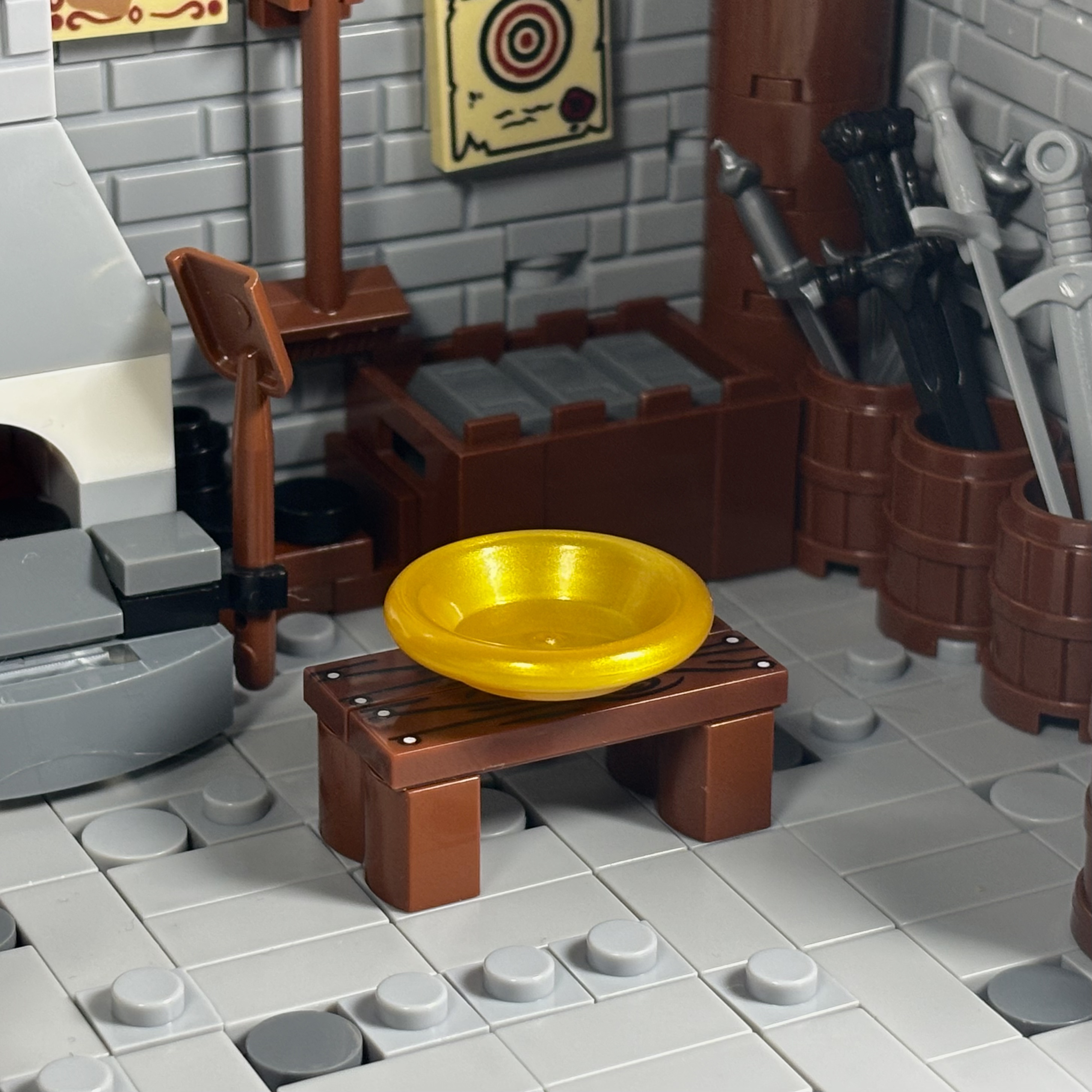 Plates (Gold and Grey)