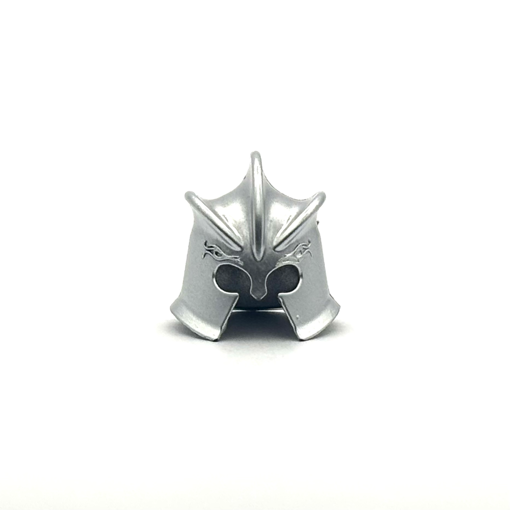 Decorative 3 Ridge Helmet (GOT inspired) (Silver and Black)