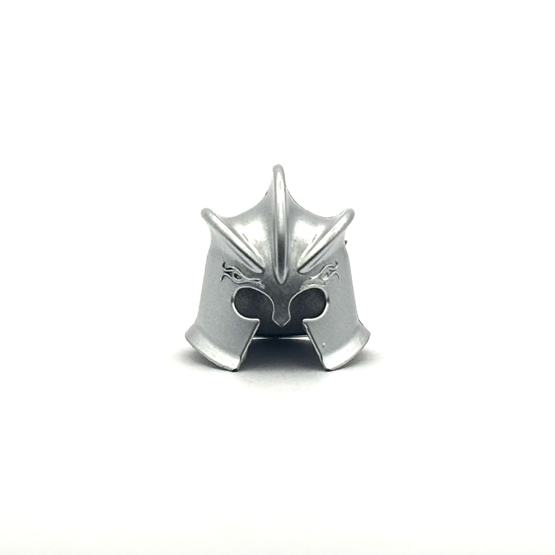 Decorative 3 Ridge Helmet (GOT inspired) (Silver and Black)