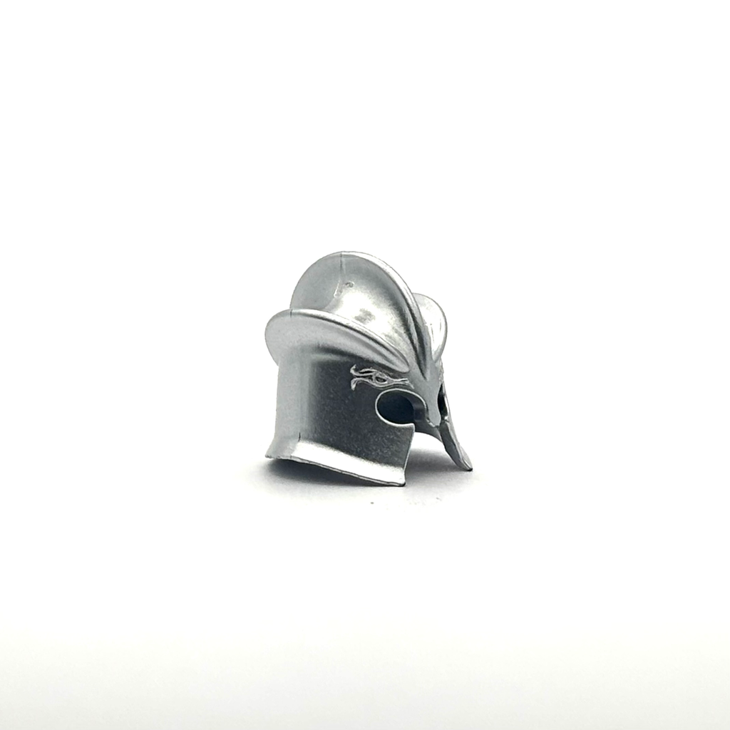 Decorative 3 Ridge Helmet (GOT inspired) (Silver and Black)