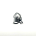 Decorative 3 Ridge Helmet (GOT inspired) (Silver and Black)