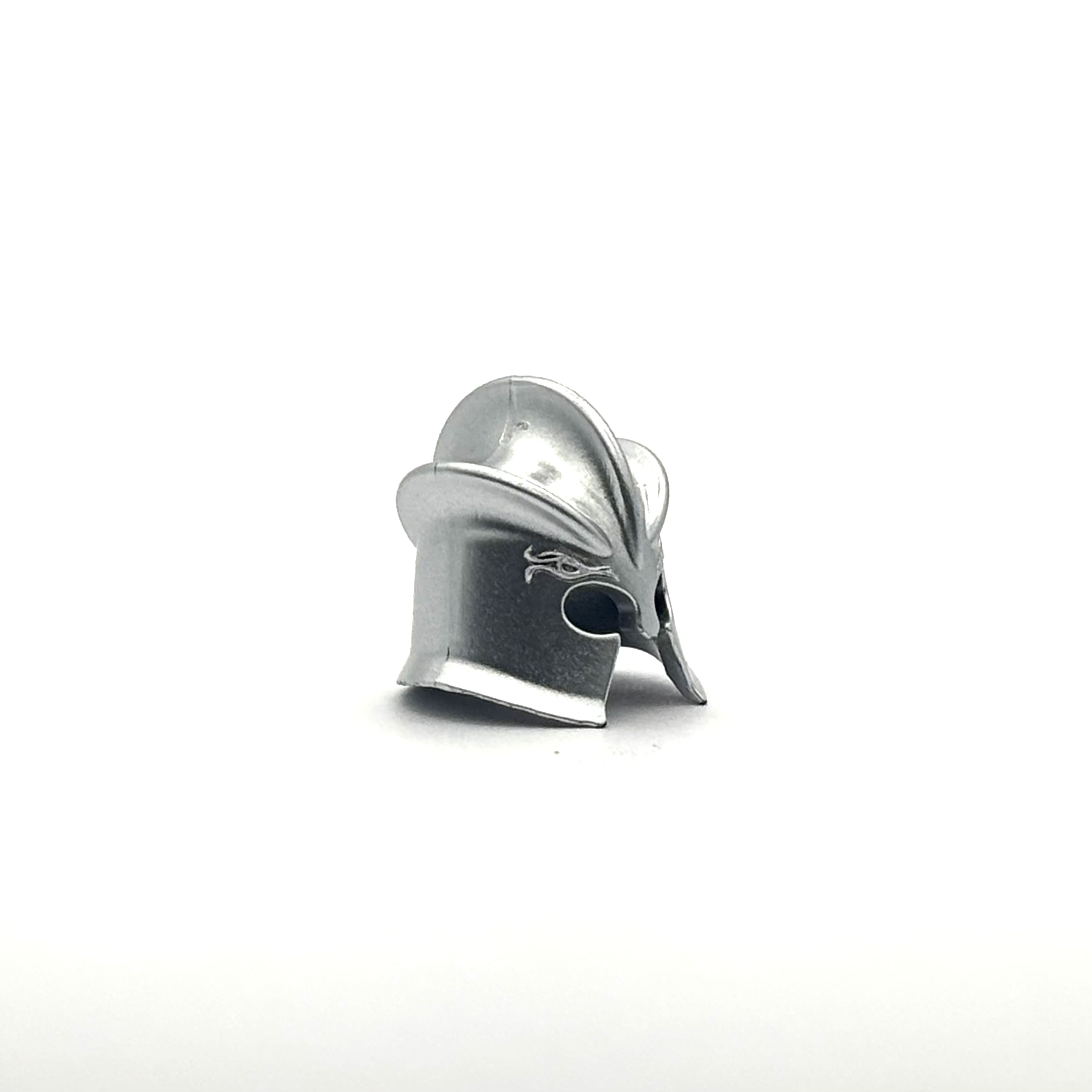 Decorative 3 Ridge Helmet (GOT inspired) (Silver and Black)