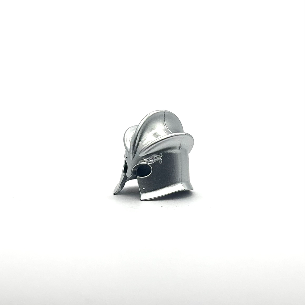 Decorative 3 Ridge Helmet (GOT inspired) (Silver and Black)