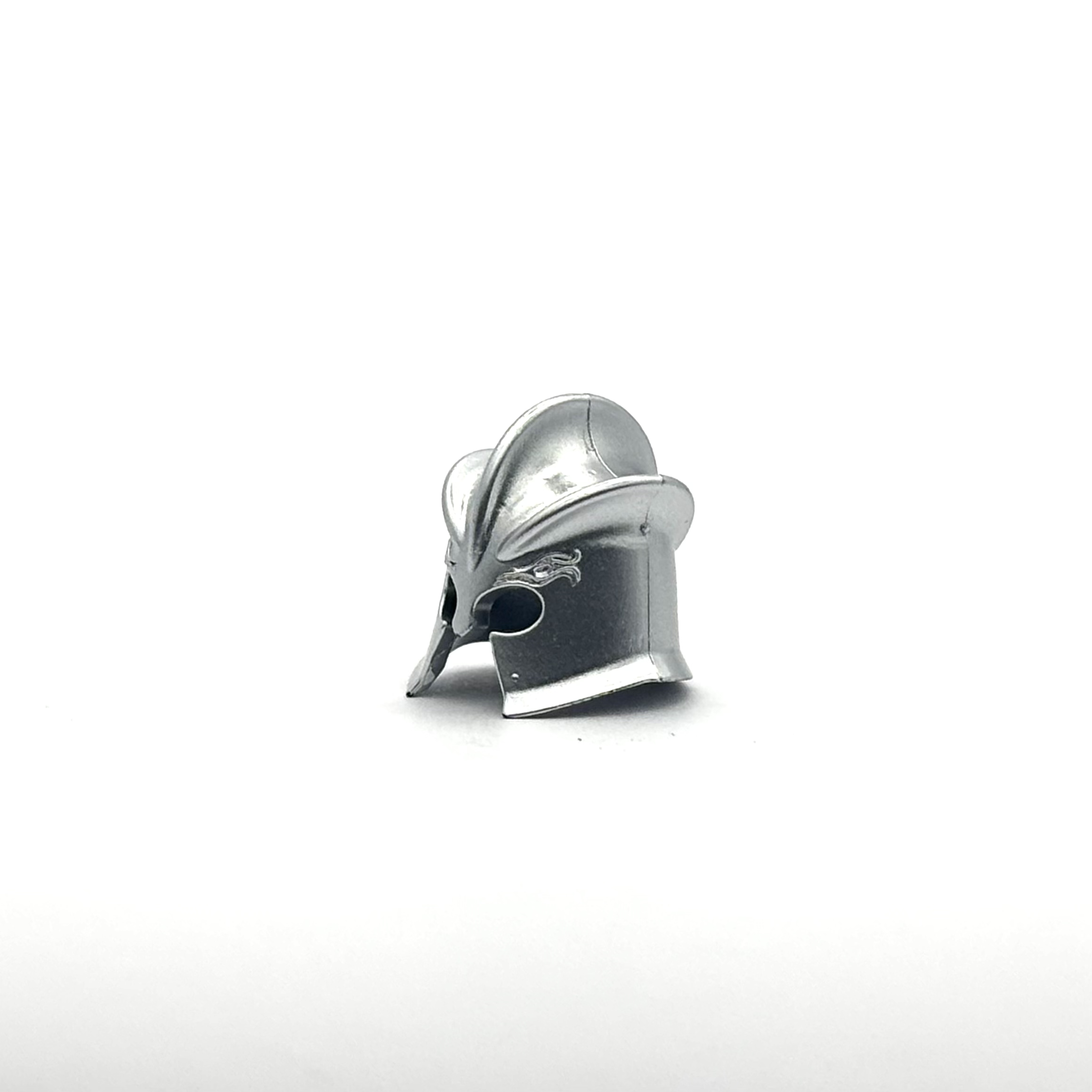 Decorative 3 Ridge Helmet (GOT inspired) (Silver and Black)