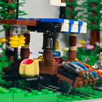 Fish Vendor Cart (Blue)