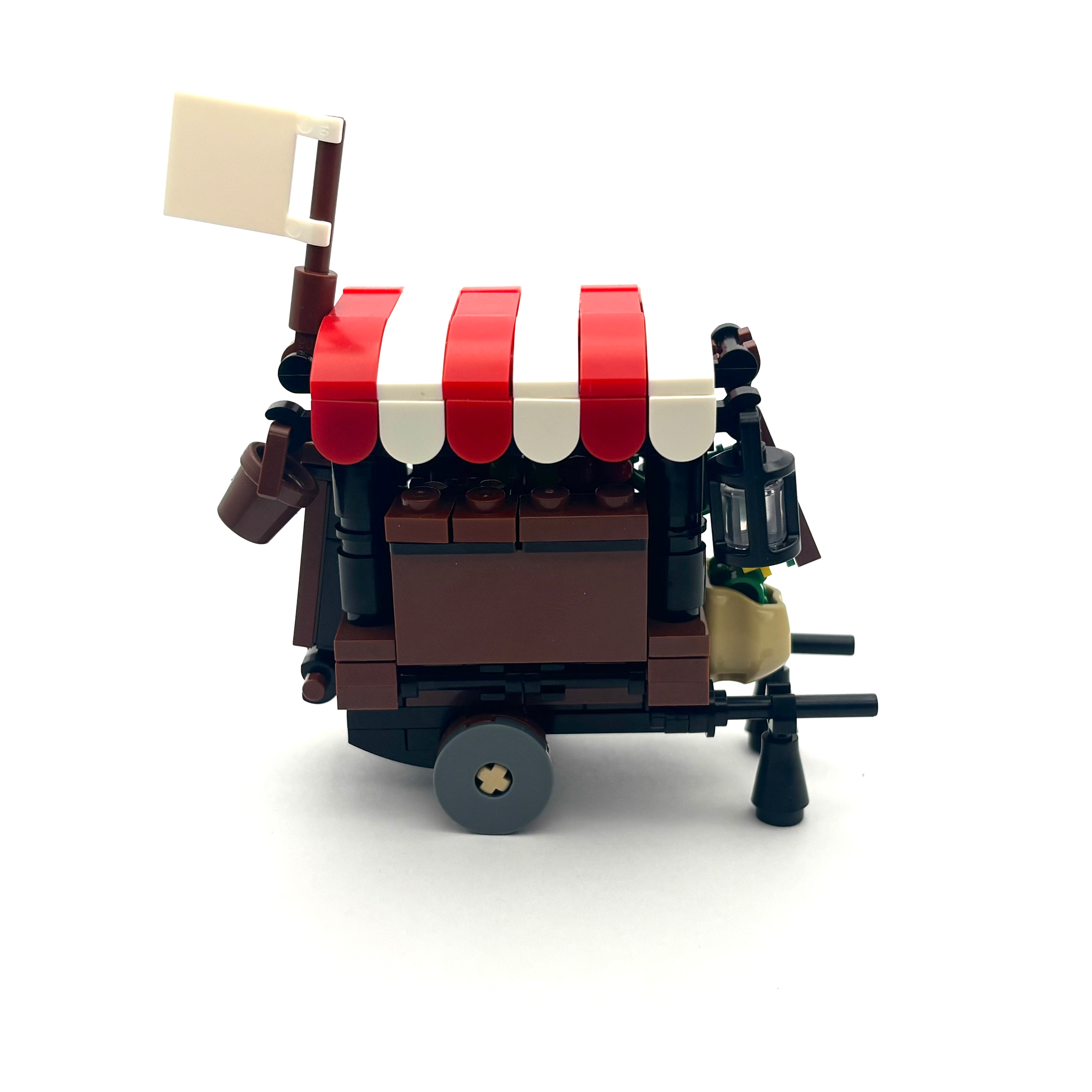 Vegetable Vendor Cart (Red)