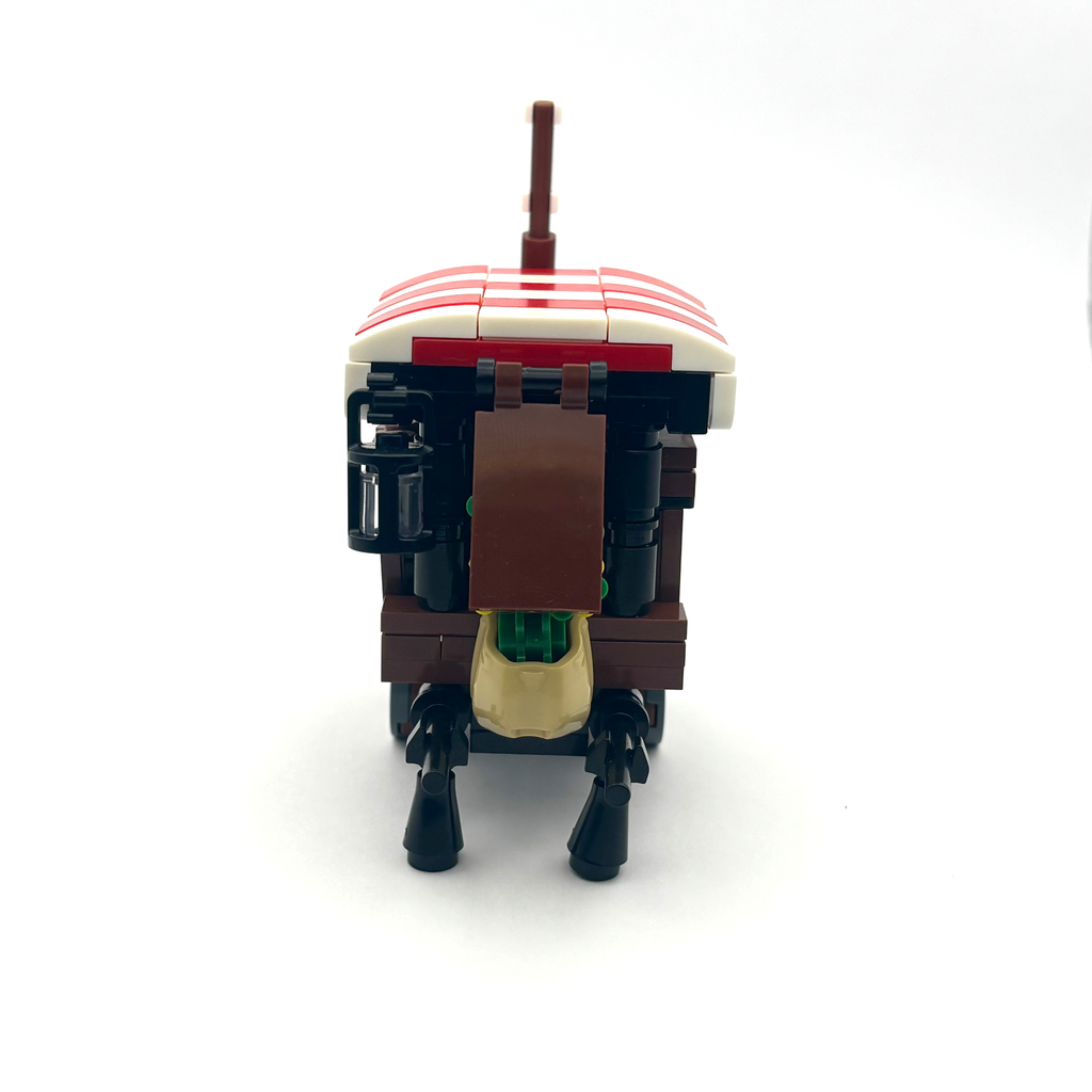 Vegetable Vendor Cart (Red)