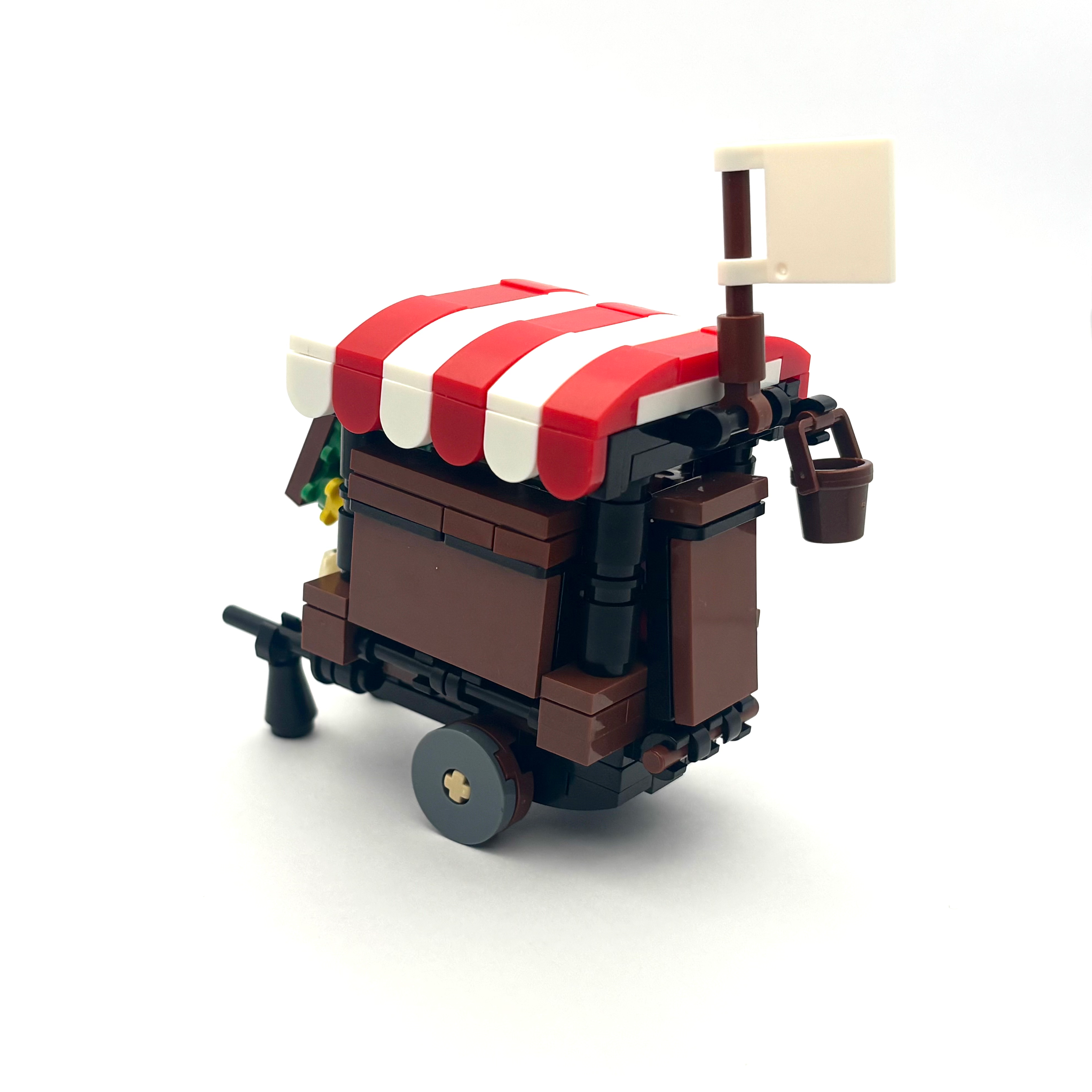 Vegetable Vendor Cart (Red)