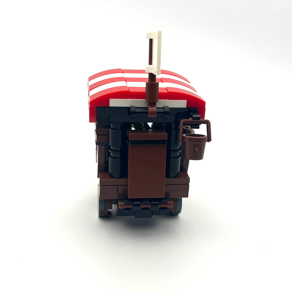 Vegetable Vendor Cart (Red)