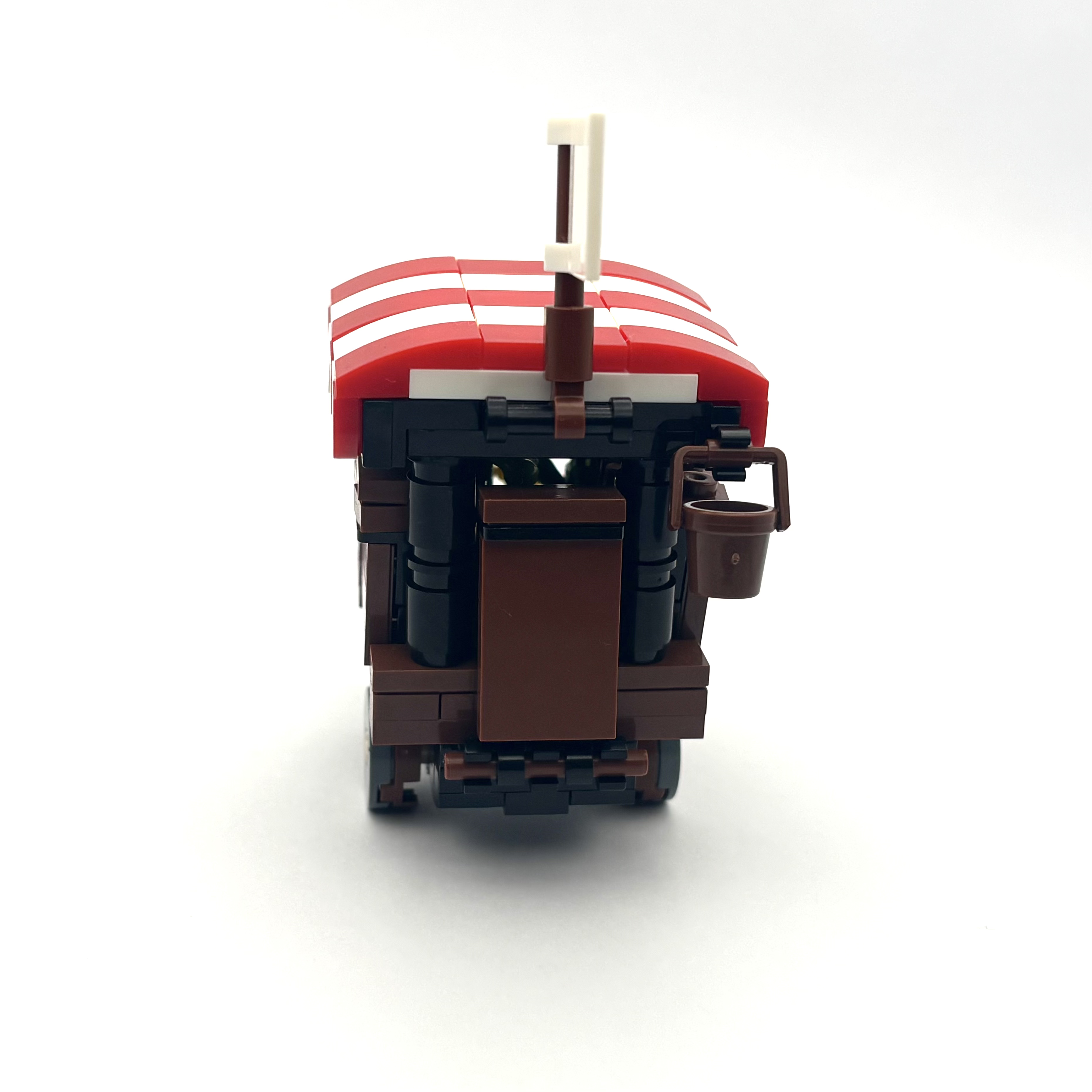 Vegetable Vendor Cart (Red)