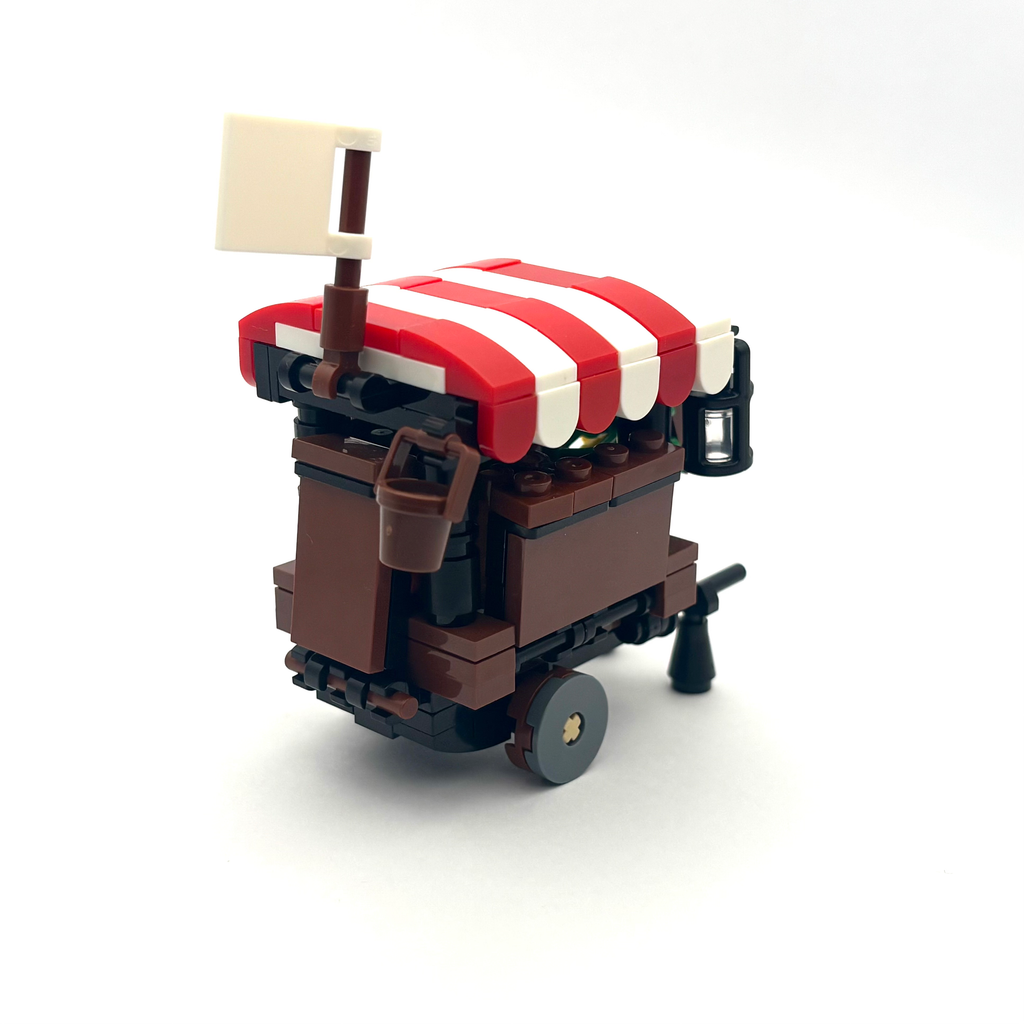 Vegetable Vendor Cart (Red)