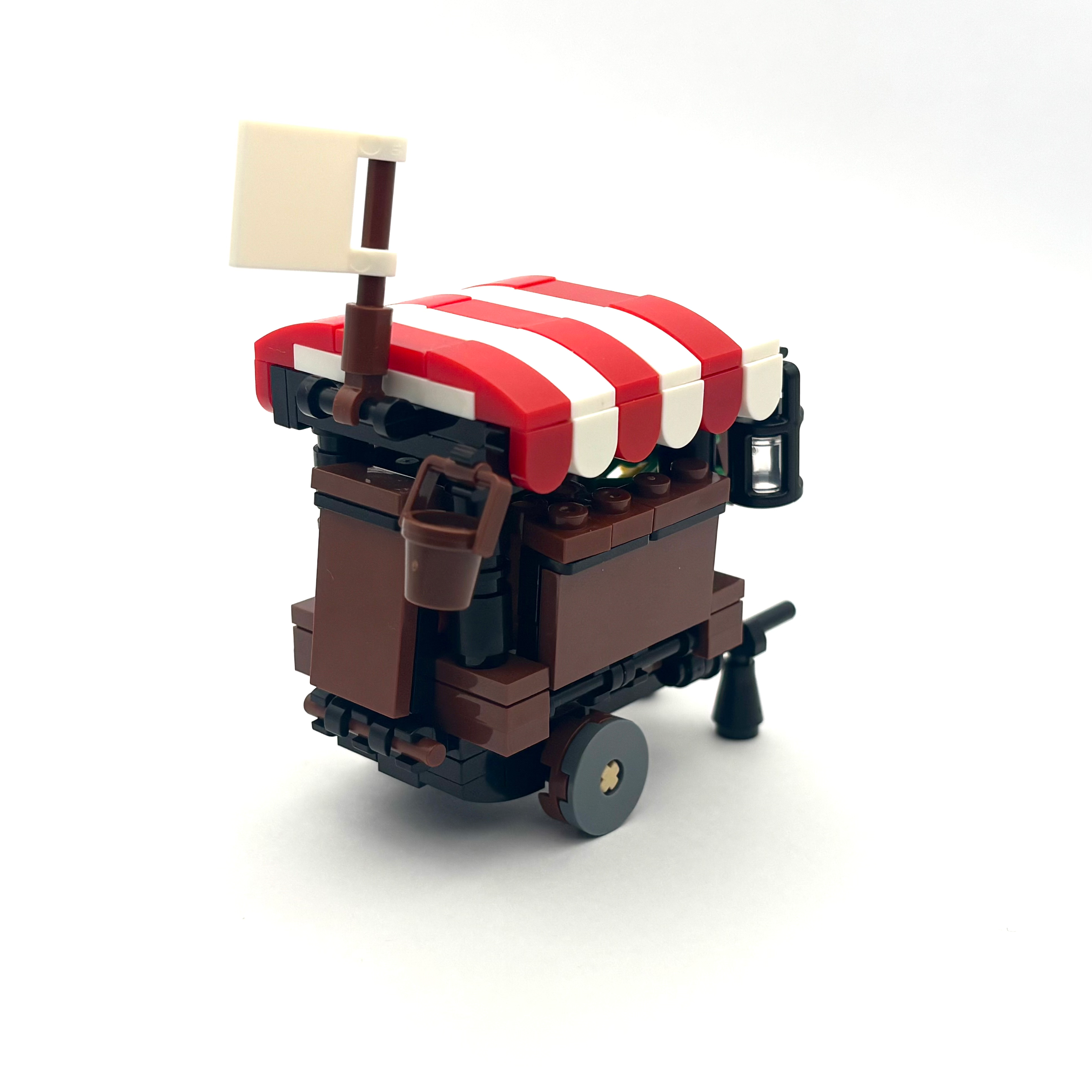 Vegetable Vendor Cart (Red)