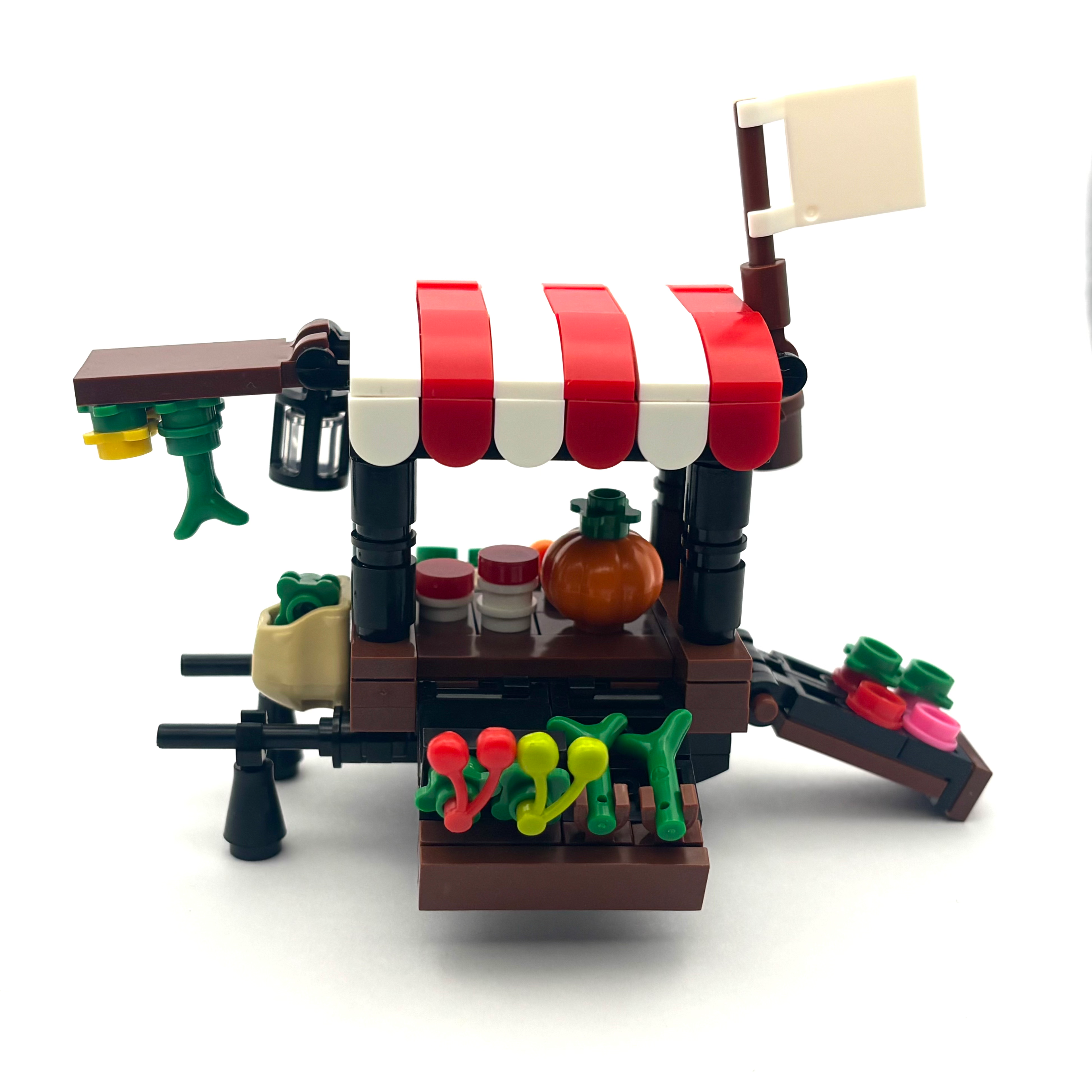 Vegetable Vendor Cart (Red)