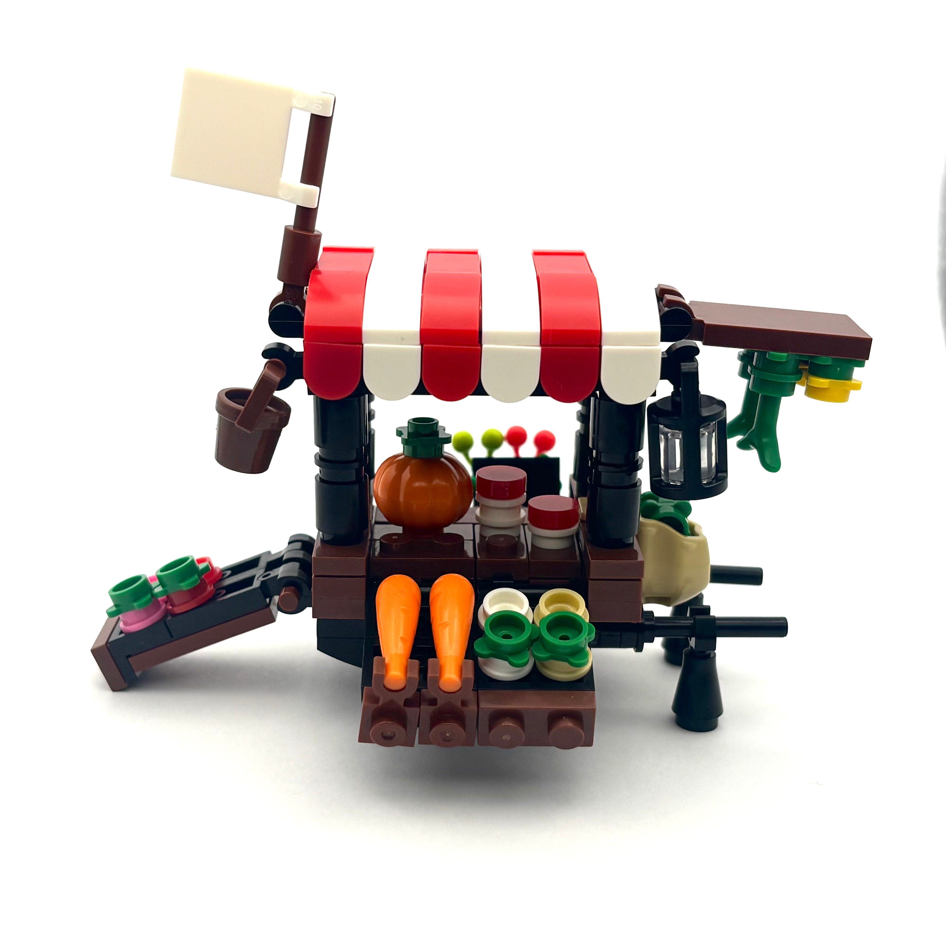 Vegetable Vendor Cart (Red)