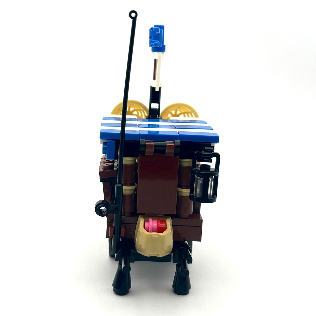 Fish Vendor Cart (Blue)