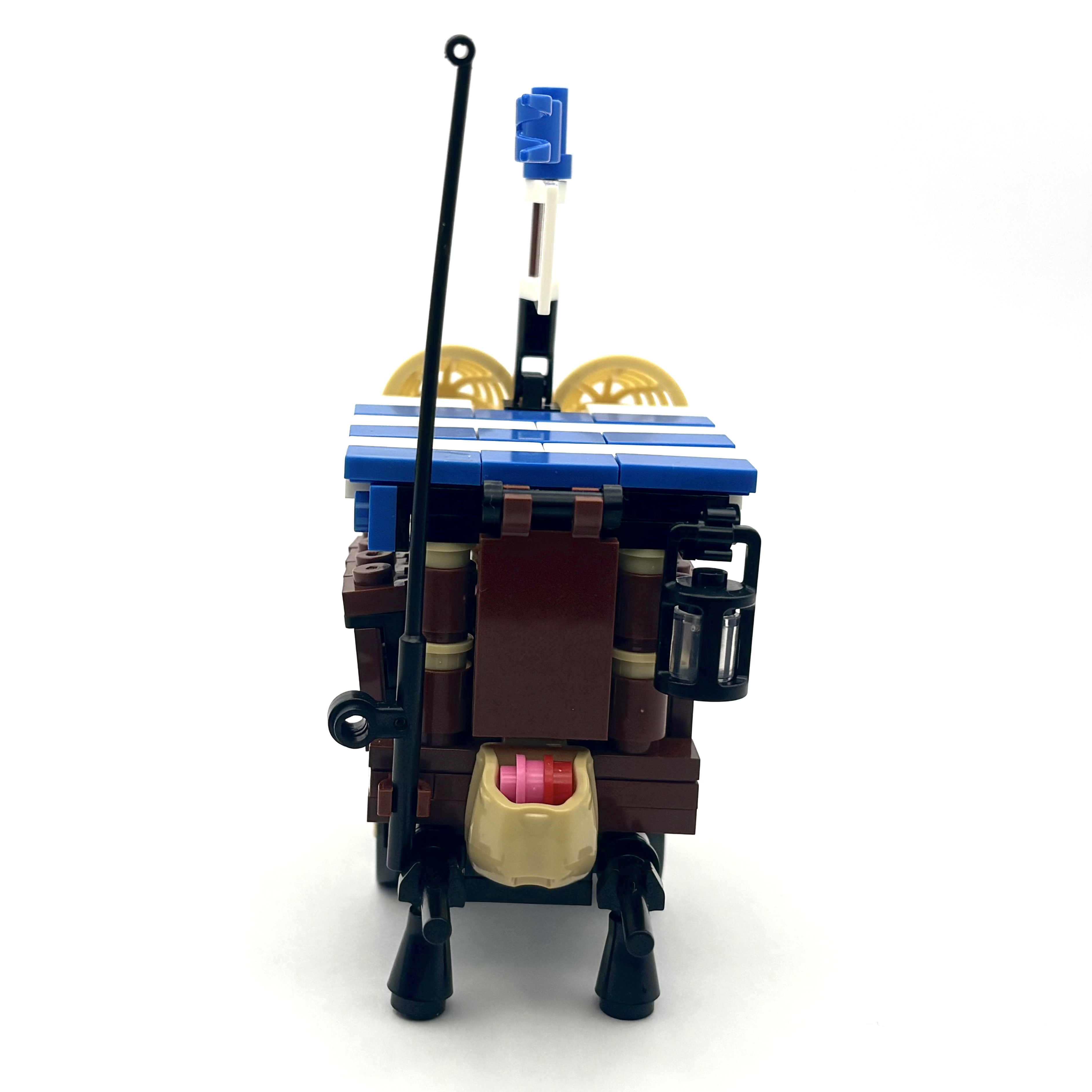 Fish Vendor Cart (Blue)