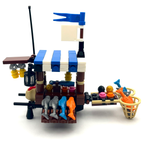 Fish Vendor Cart (Blue)