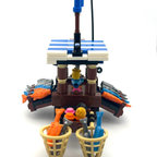 Fish Vendor Cart (Blue)