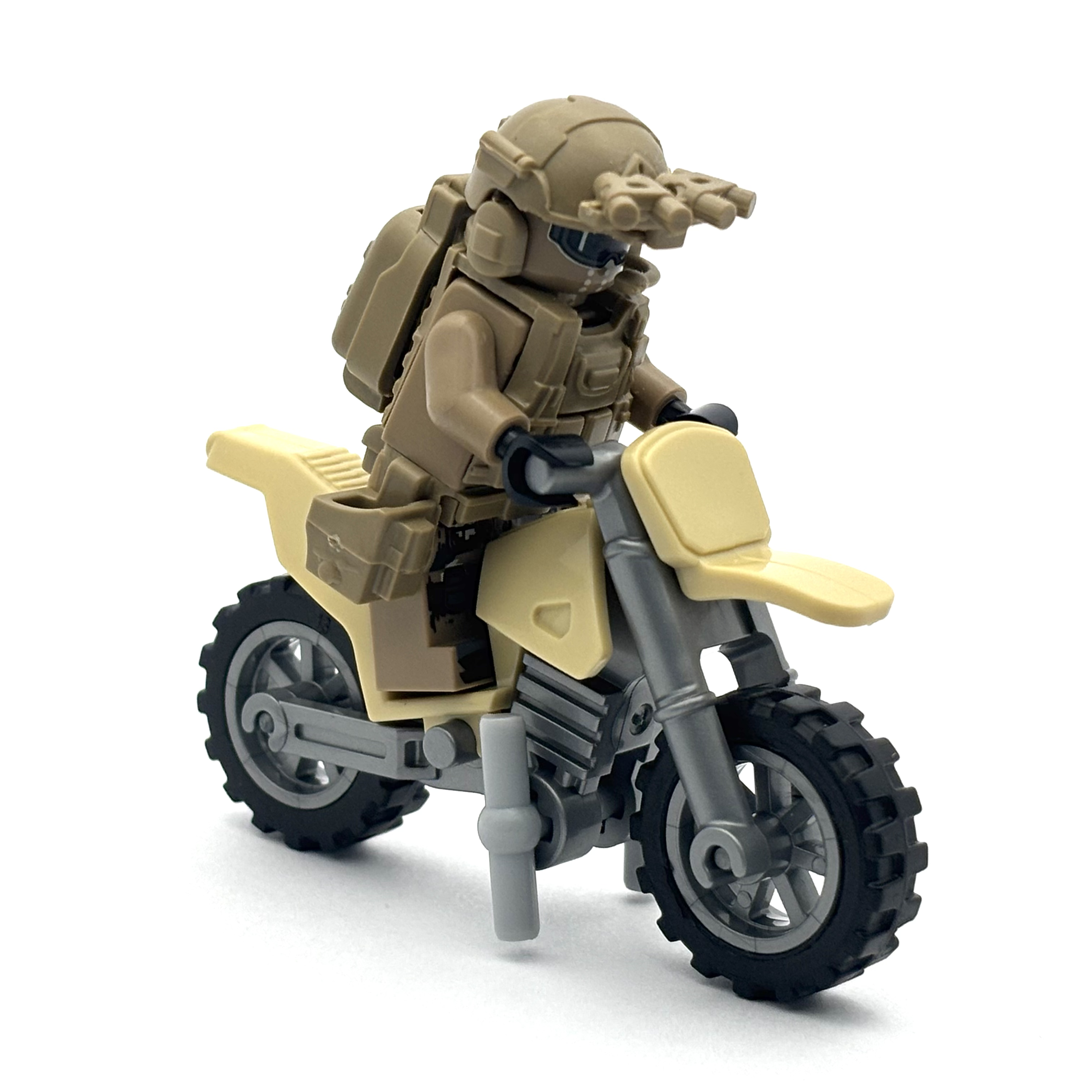 Dirt Bike (With and Without Operator) (Tan)