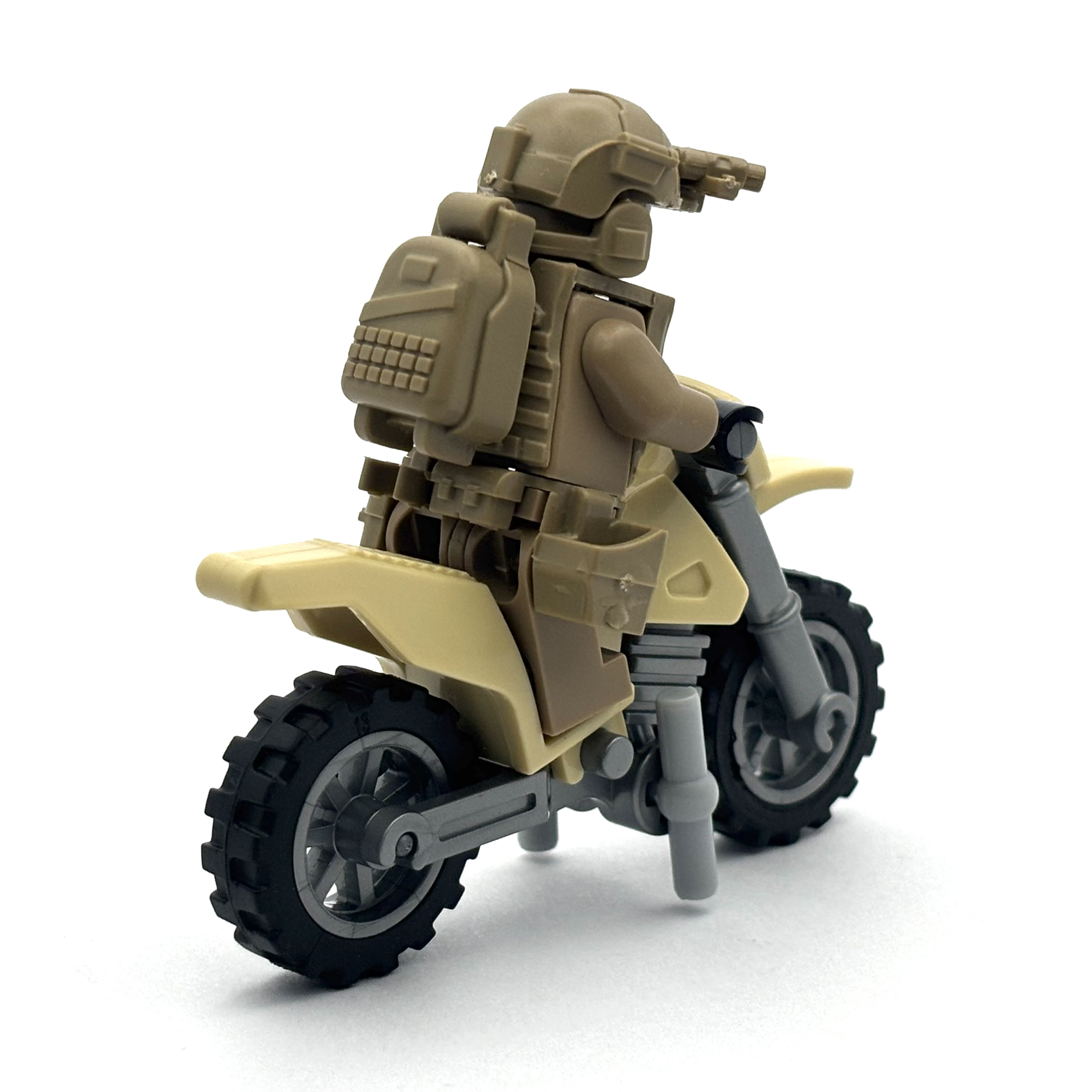 Dirt Bike (With and Without Operator) (Tan)