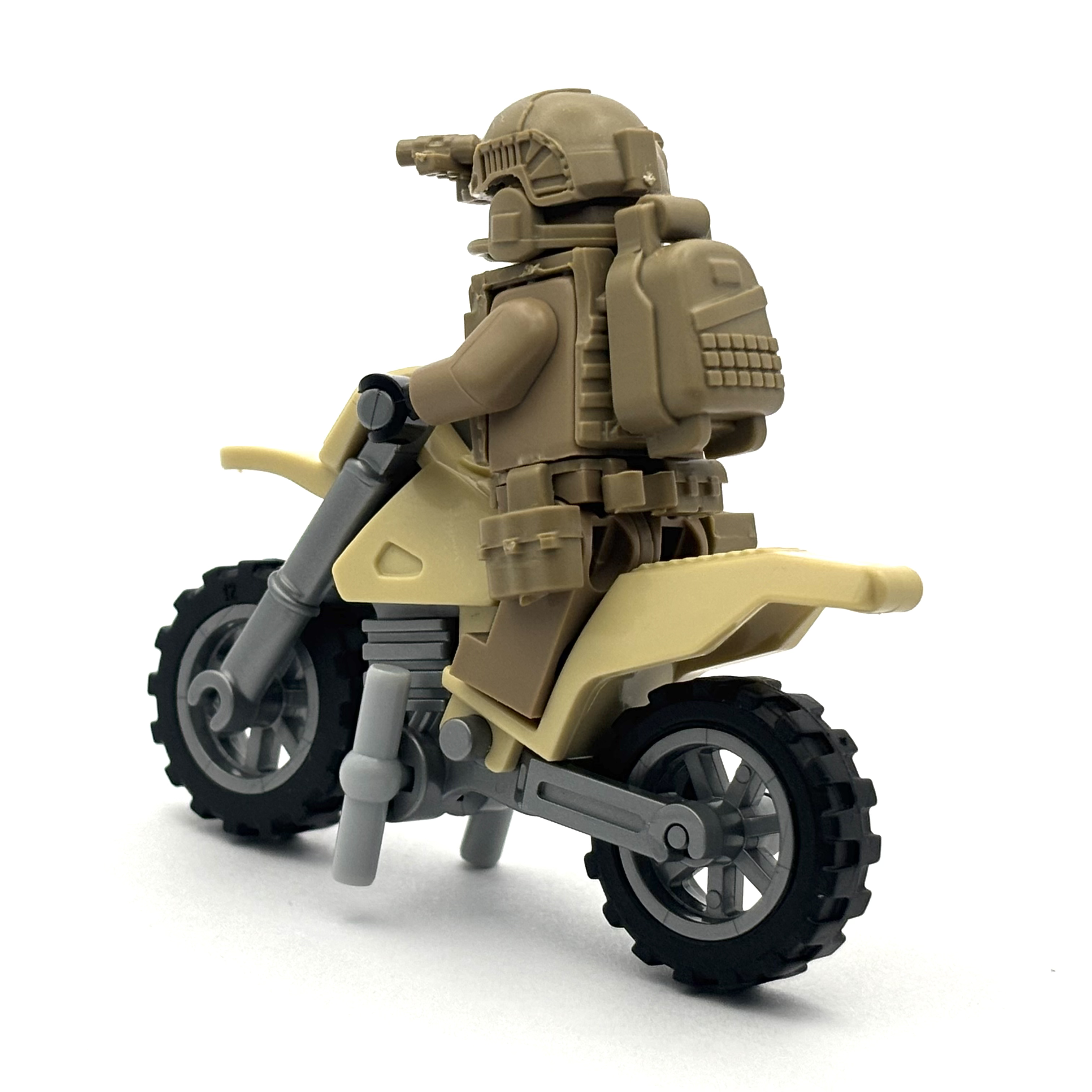 Dirt Bike (With and Without Operator) (Tan)