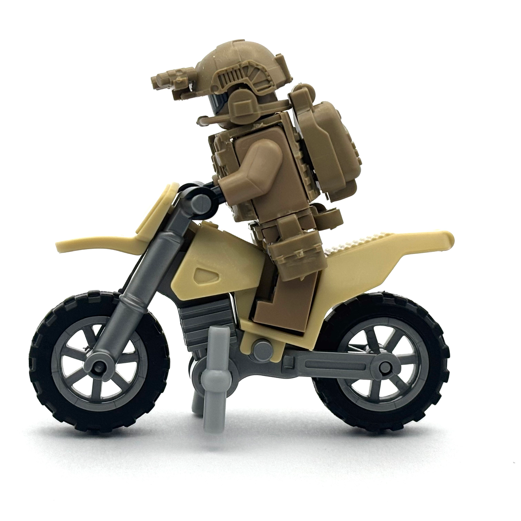 Dirt Bike (With and Without Operator) (Tan)