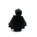Black cape with pointed ends on a white background Fabled Figs