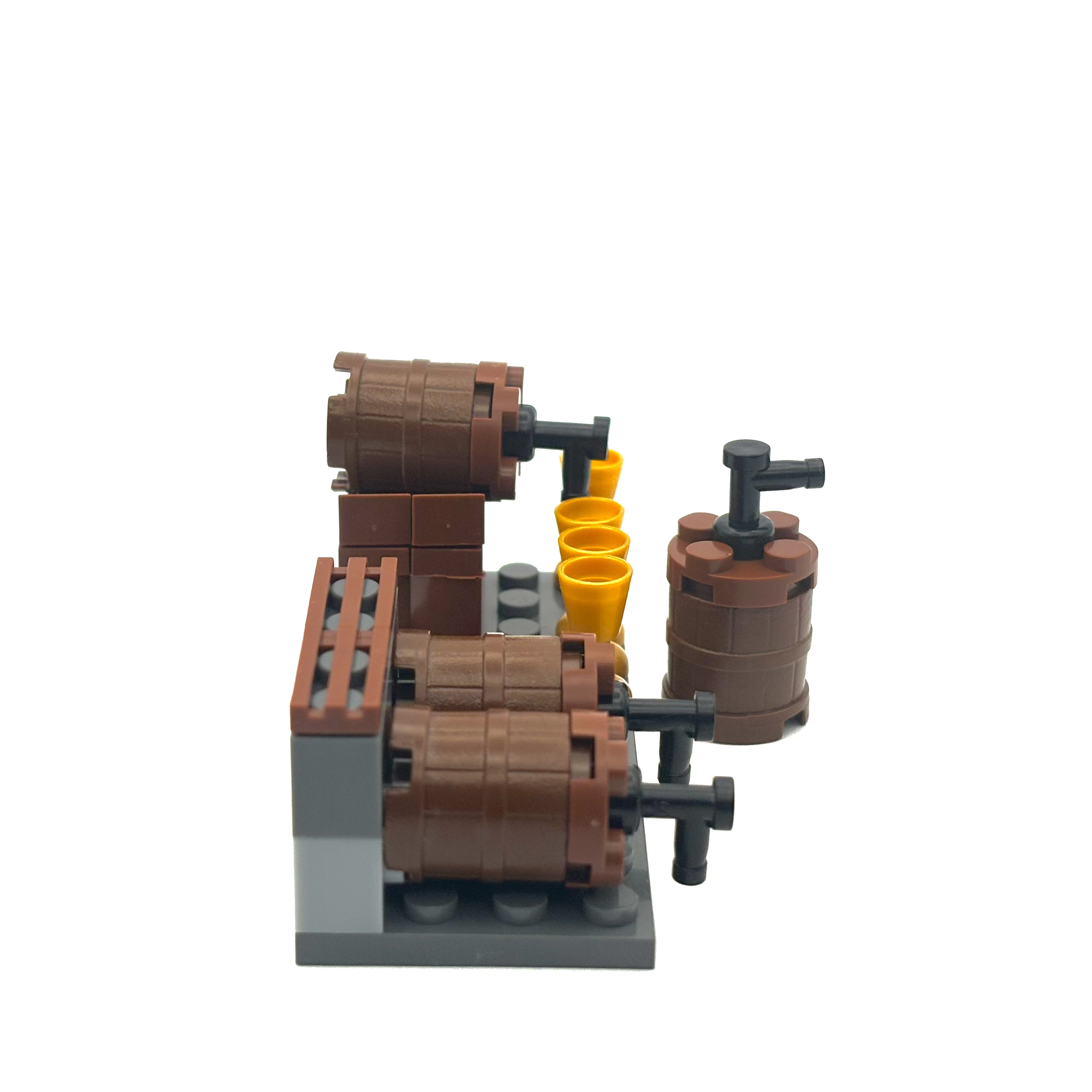Medieval Keg & Goblet Set