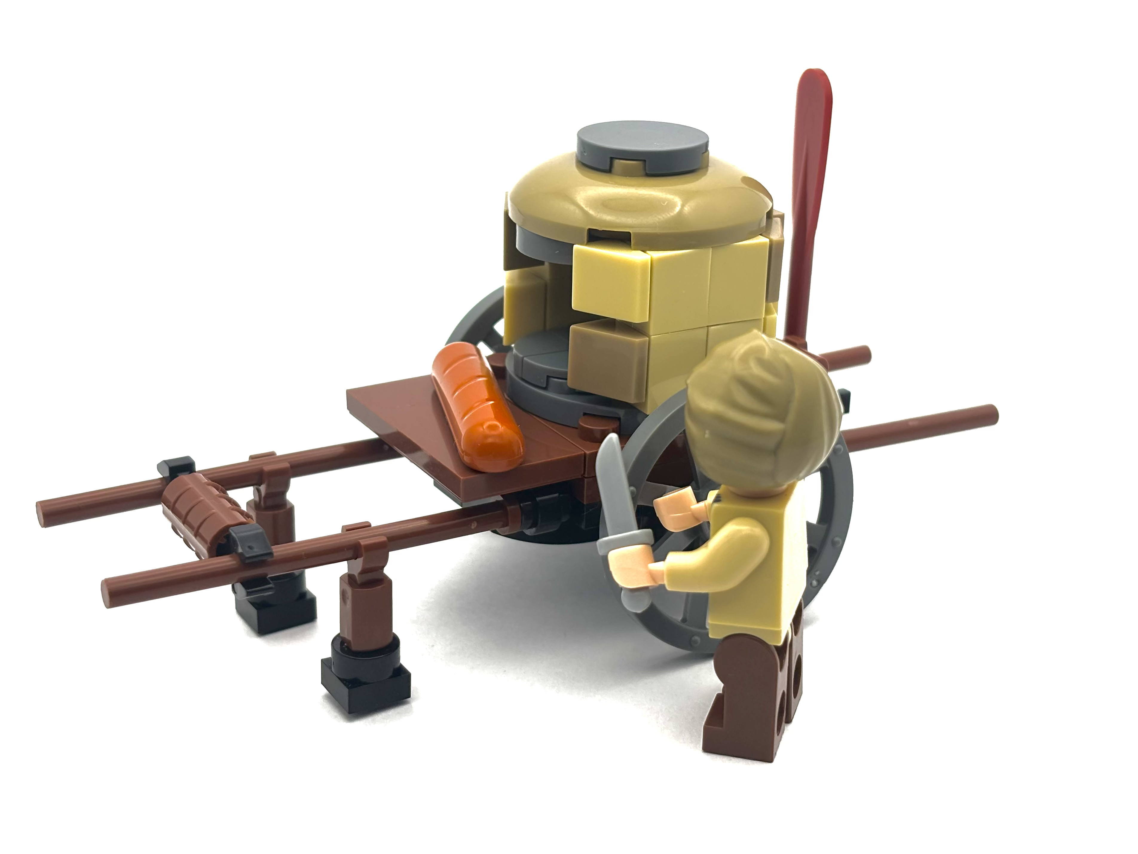 Medieval Bread Oven Cart