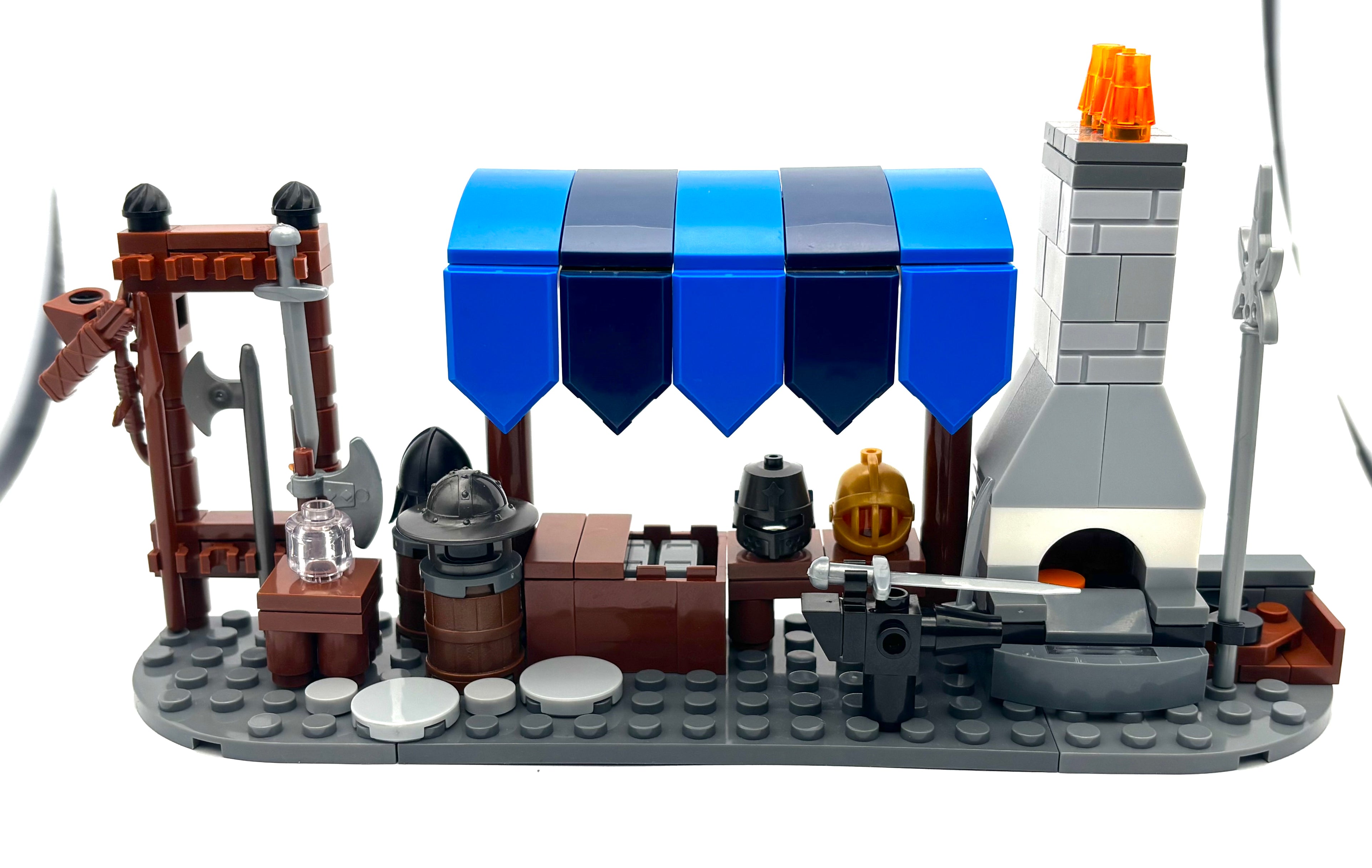 Medieval Weaponsmith & Armorer Stall Set