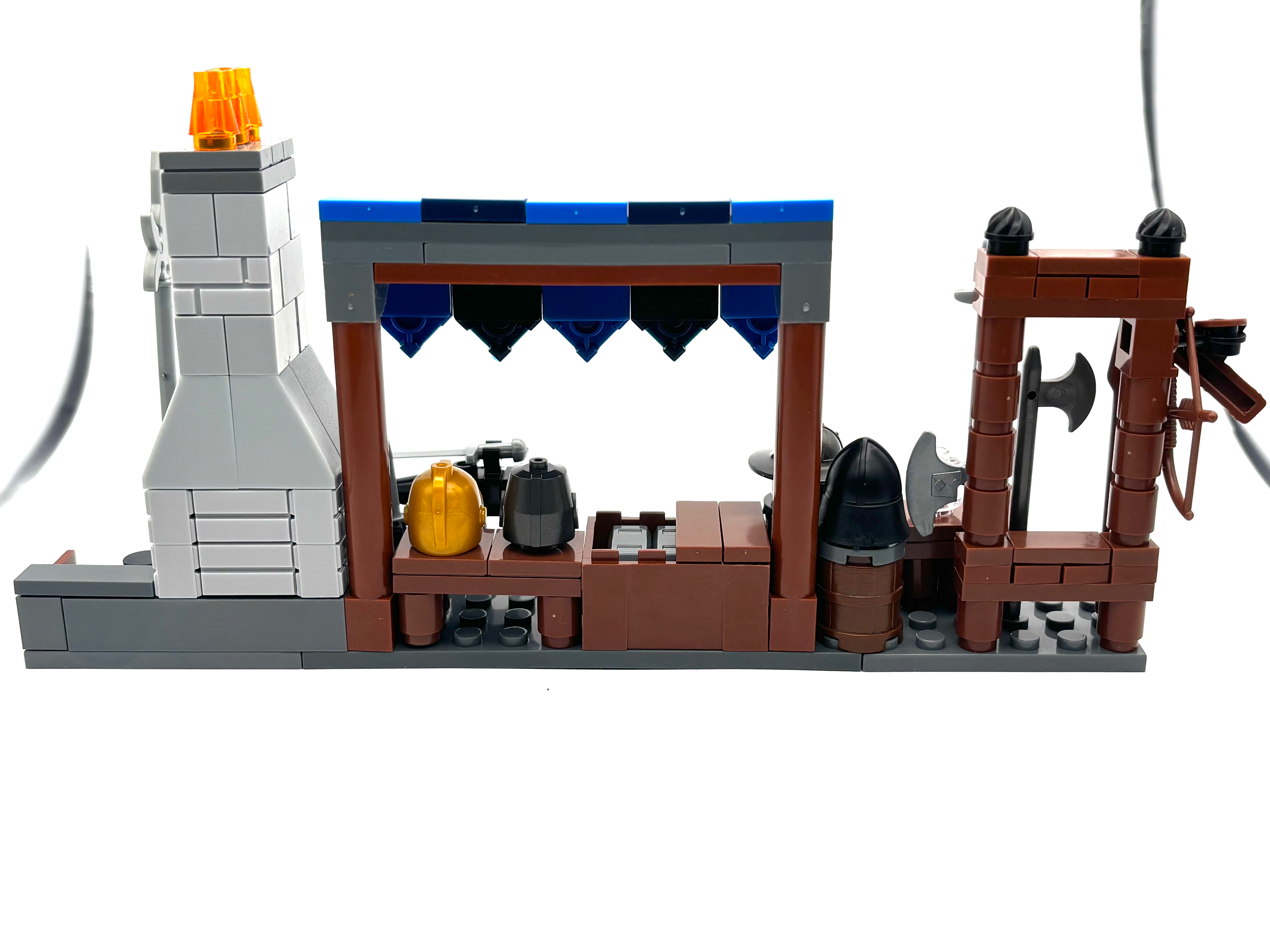 Medieval Weaponsmith & Armorer Stall Set