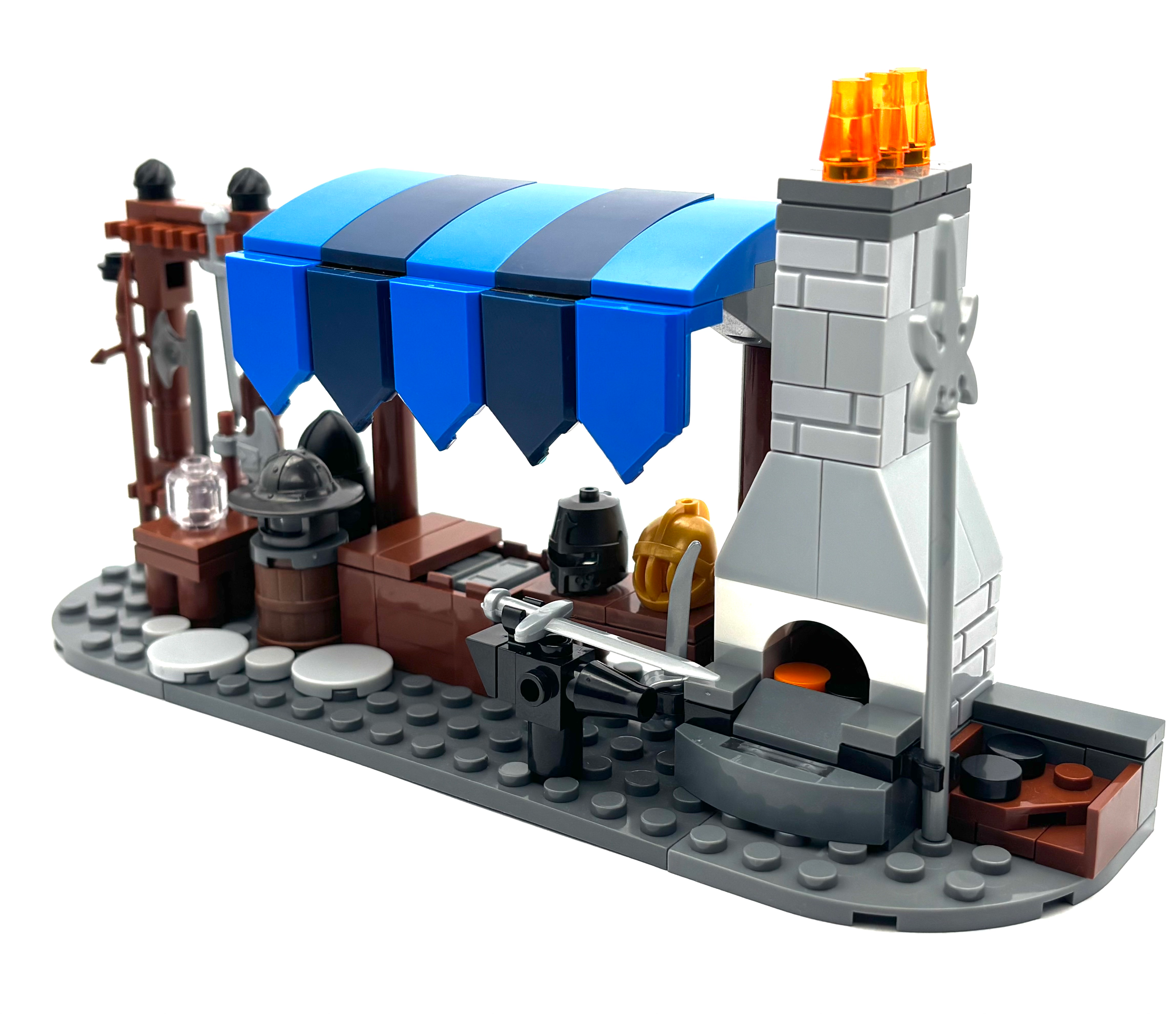 Medieval Weaponsmith & Armorer Stall Set