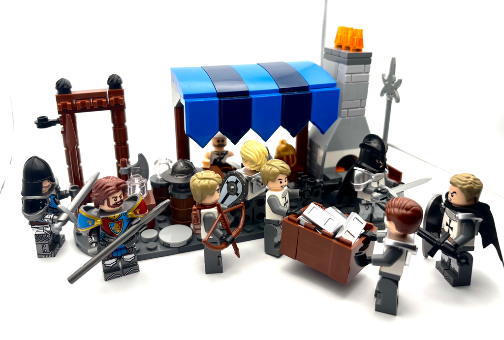 Medieval Weaponsmith & Armorer Stall Set