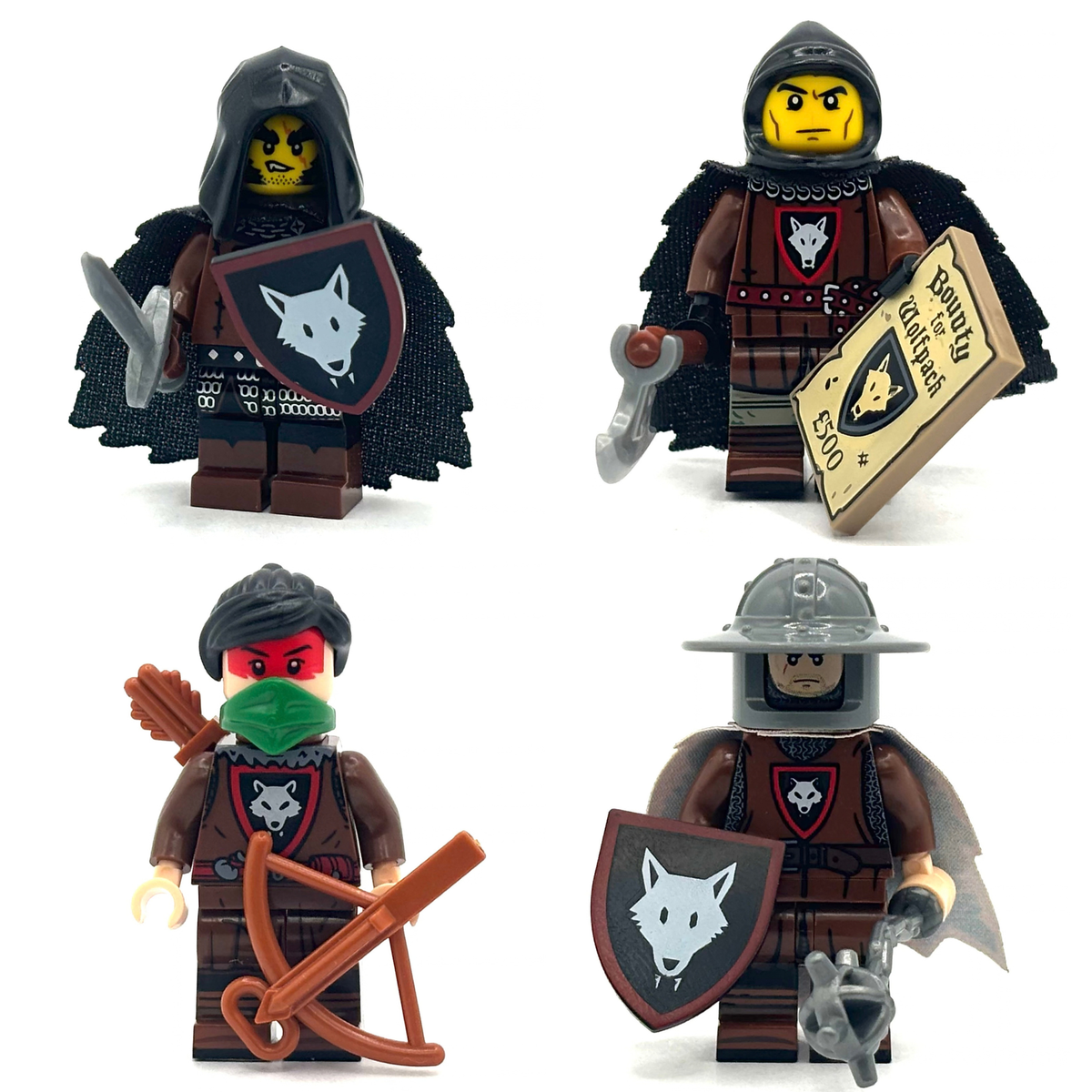 Wolf Pack Warriors (4 Unique Variants!)